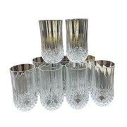 Cristal D'Arque Longchamp Set of 9 Durand Water Tumbler Glasses
