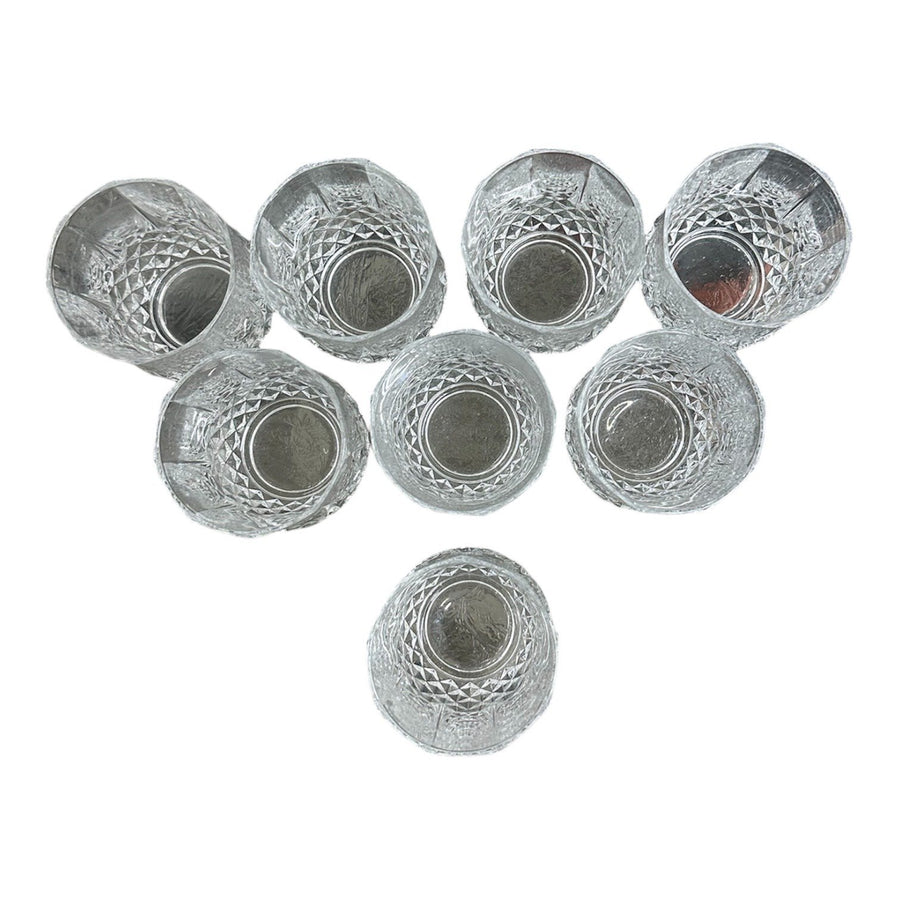 Cristal D'Arque Longchamp Set of 8 Double Old Fashioned Whiskey Glasses
