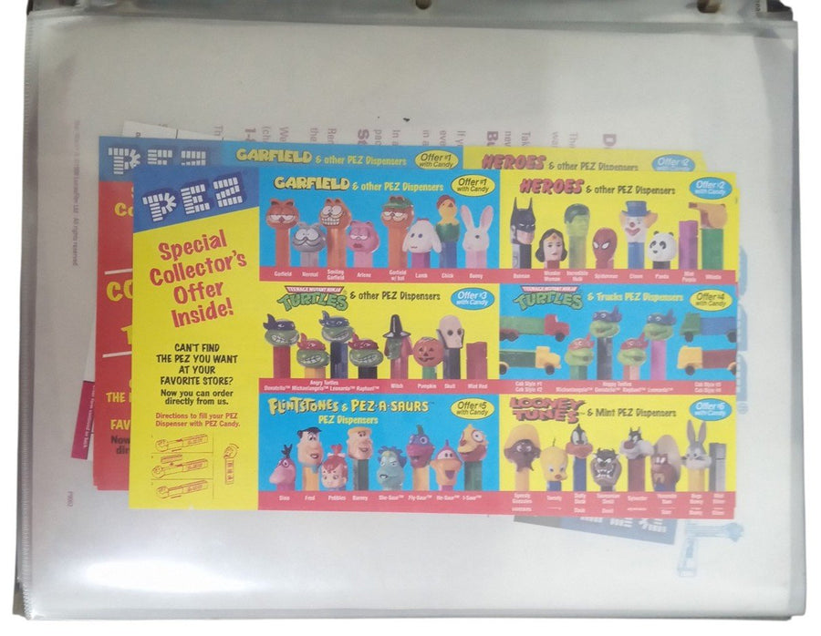 PEZ Memorabilia Lot 1990s Retro Collectible Nostalgic Advertising Price Guides
