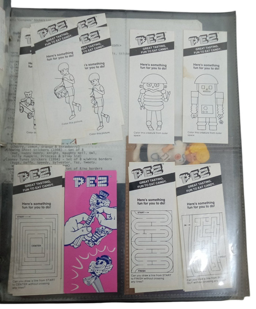 PEZ Memorabilia Lot 1990s Retro Collectible Nostalgic Advertising Price Guides