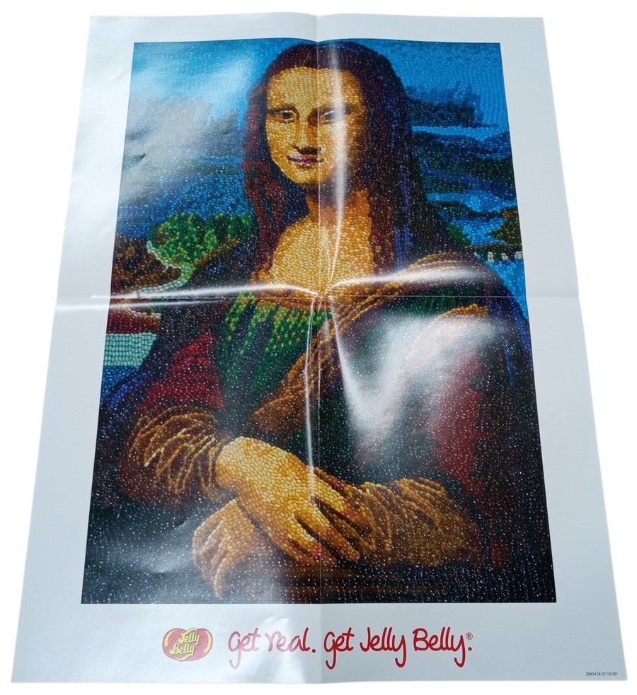 Jelly Belly Jelly Bean Mona Lisa Decorative Art Print Poster Unique 18"x24"