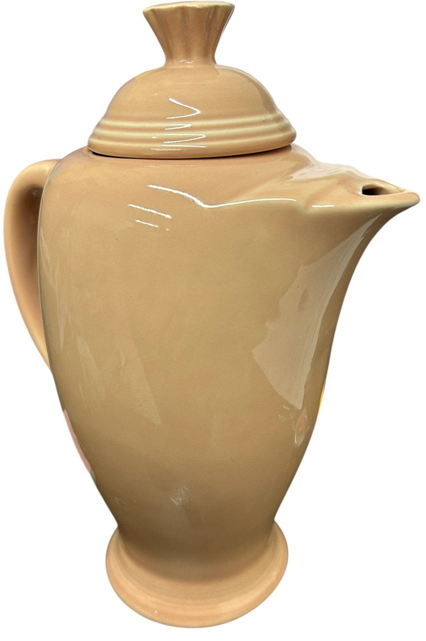 Fiesta - Apricot Orange Ceramic Coffee Pot