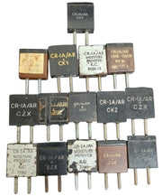 Radio Crystals Misc Set Of 15 Vintage Antique Collectible Crafts Untested