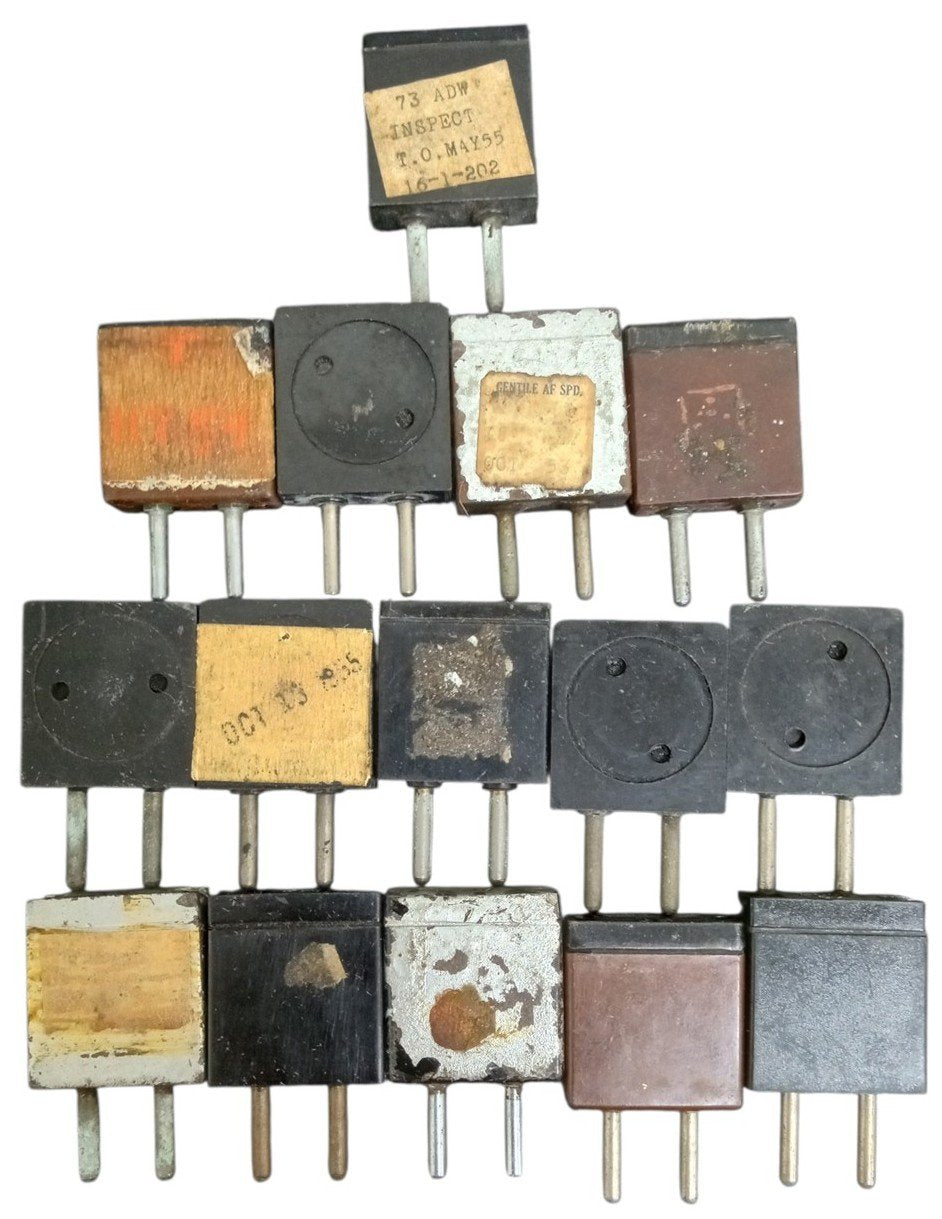 Radio Crystals Misc Set Of 15 Vintage Antique Collectible Crafts Untested