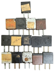Radio Crystals Misc Set Of 15 Vintage Antique Collectible Crafts Untested