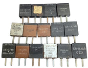 Radio Crystals Misc Set Of 15 Vintage Antique Collectible Crafts Untested