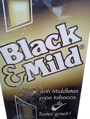 Middleton's Black & Mild Sign Likely 1990s Retro Collectible Advertising 13"x31"