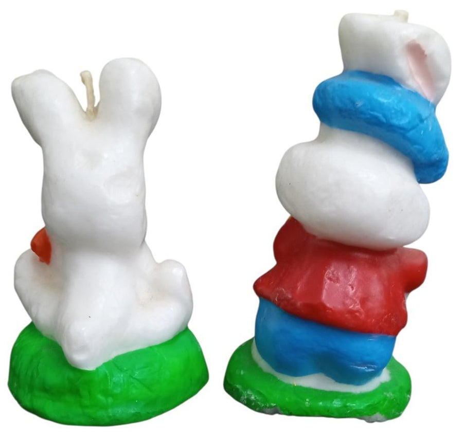 Gurley's Bunny Candles Easter Vintage Collectible Nostalgic Cute Spring