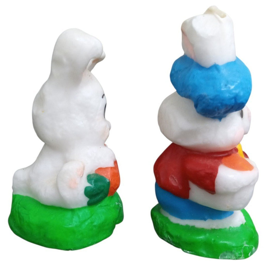 Gurley's Bunny Candles Easter Vintage Collectible Nostalgic Cute Spring