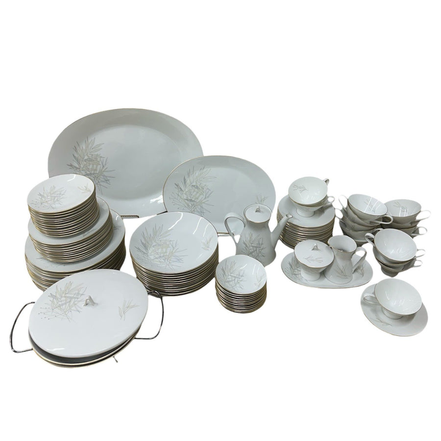 Rosenthal China 'Grasses' MCM German Tableware Set Tea & Dinner Placements 101pc