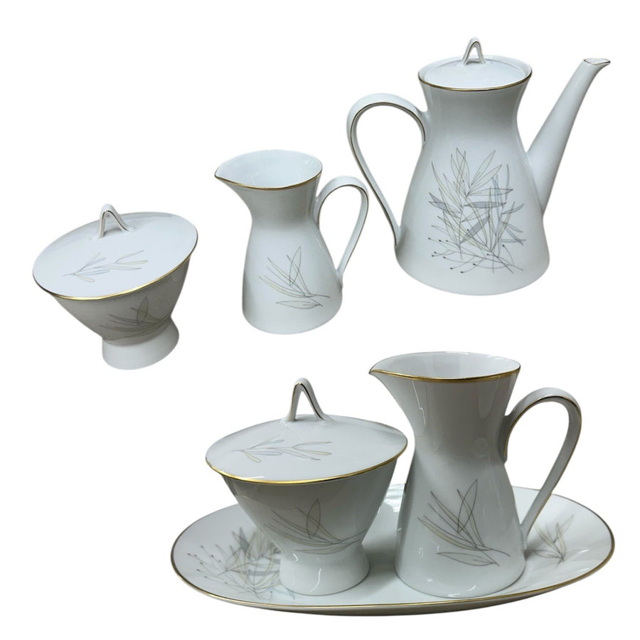 Rosenthal China 'Grasses' MCM German Tableware Set Tea & Dinner Placements 101pc