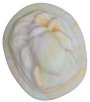 Vaseline Or Magnesium Scarab Paperweight Unique Decorative Art Glass Glows