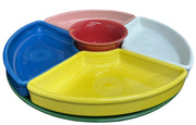 Fiesta - Entertaining Set 12" Pizza Omni Tray Bouillon Bowl Homer Laughlin HLC