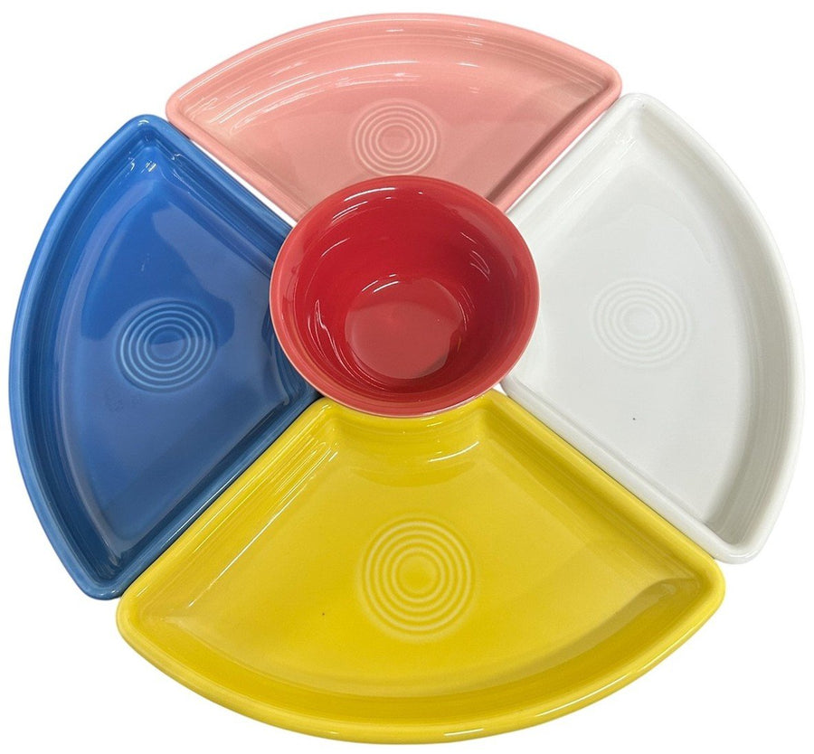 Fiesta - Entertaining Set 12" Pizza Omni Tray Bouillon Bowl Homer Laughlin HLC