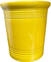 Fiesta - Daffodil Yellow BOTTOM of A Medium Canister 2 Quarts Homer Laughlin HLC