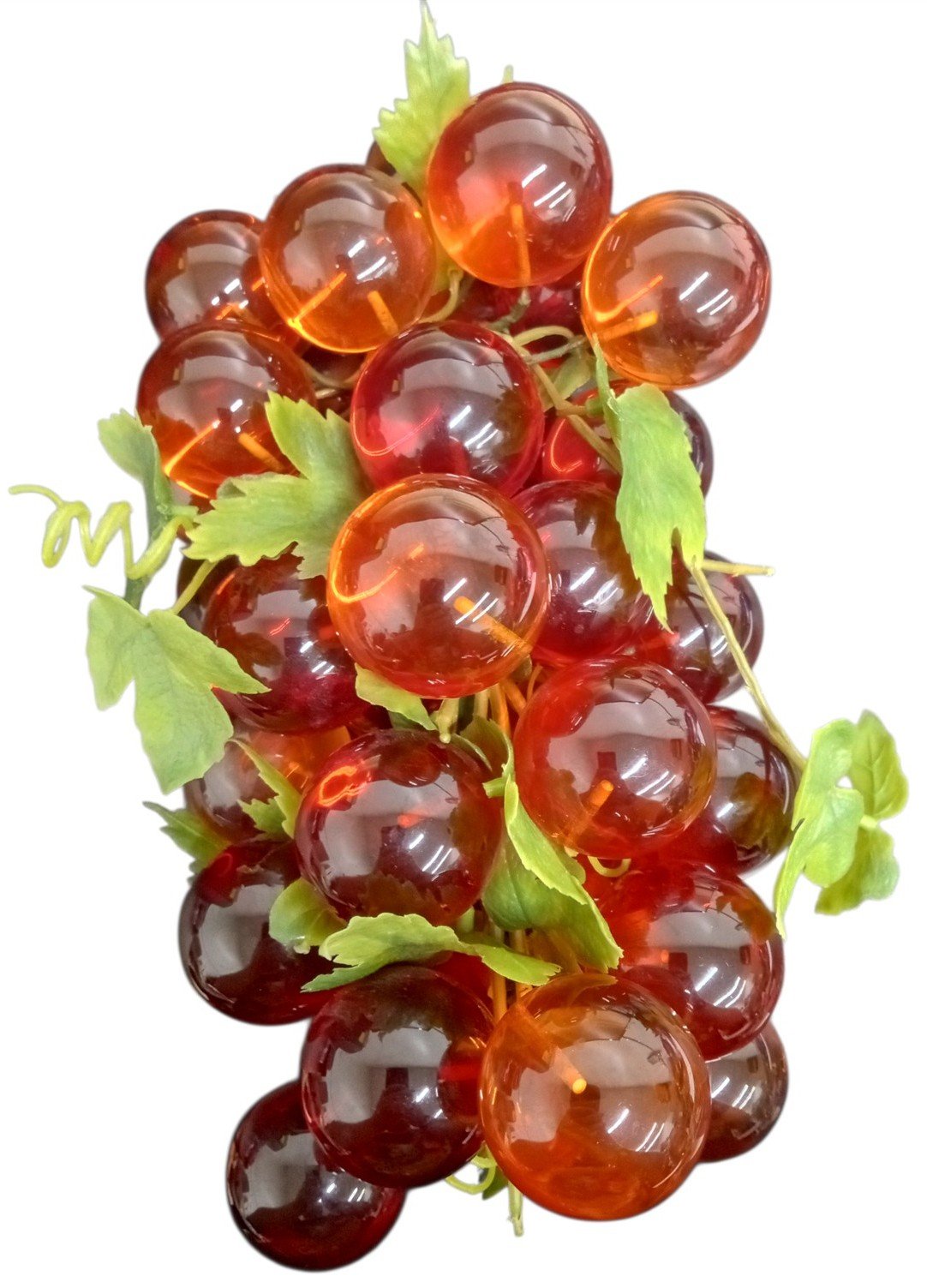 Lucite Grape Cluster Decorative Vintage Collectible Home Decor 1960s Cute