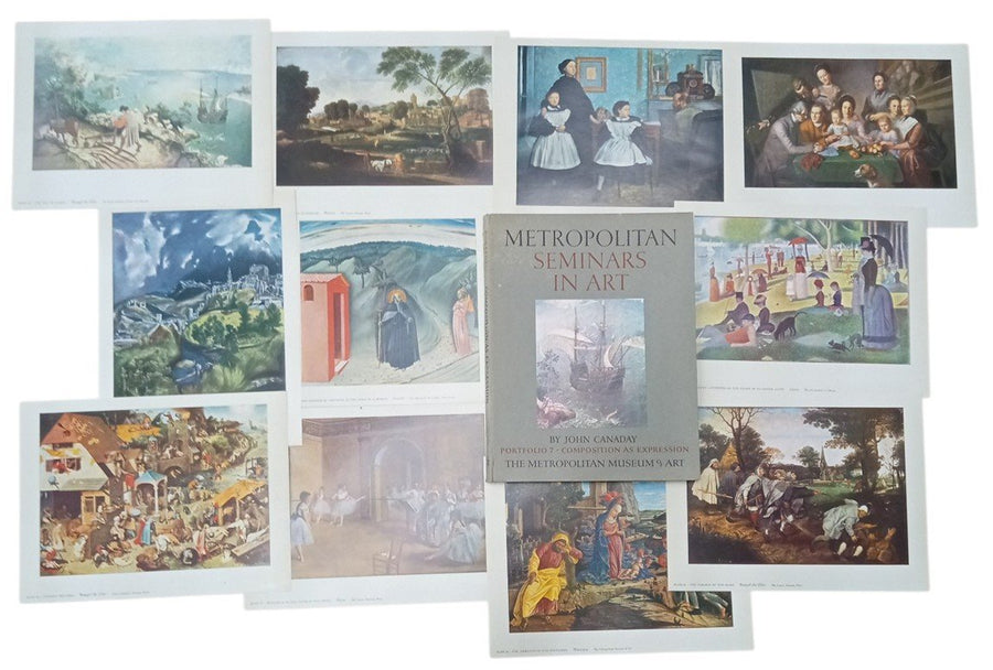 Books Metropolitan Seminars In Art Portfolios 7 & 8 W/Color Prints 1958