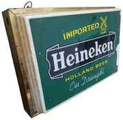 Heineken Light Up Sign Retro Collectible Decorative Mancave Advertising
