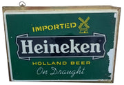 Heineken Light Up Sign Retro Collectible Decorative Mancave Advertising