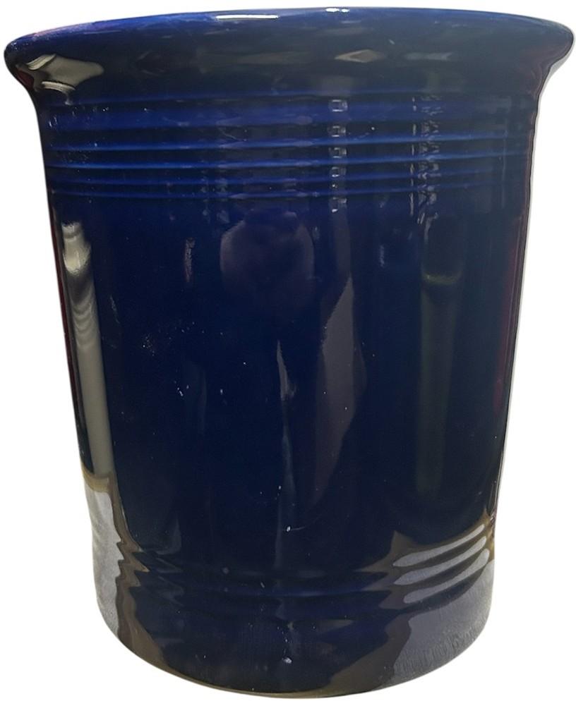 Fiesta - Cobalt Blue BOTTOM of 3 Quart Canister Homer Laughlin HLC Ceramic