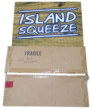 Island Squeeze Wine Cooler Sign W/Box Retro Collectible Summer Decor Decorative