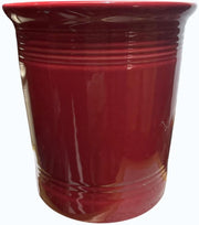 Fiesta - Scarlet Red BOTTOM of Large 3 Quart Canister Homer Laughlin HLC Ceramic