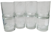 Bally's Park Place Wild Wild West Casino Glasses Set Of 8 Collectible Glassware