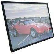 Corvette Michael Glyn Photography Retro 1990s Poster 17"x21" Framed Mancave