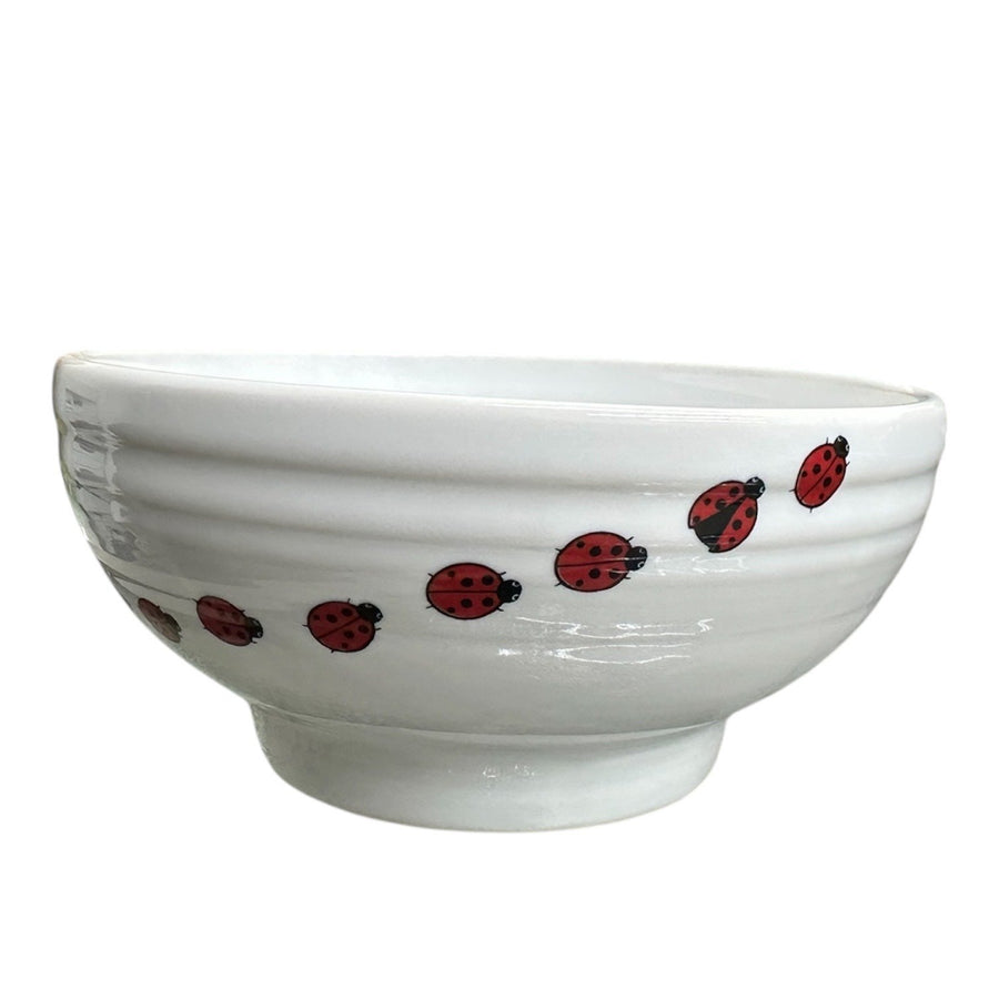 Fiesta - White Footed Ladybug Medium Rice Bowl Homer Laughlin HLC Ceramic Dillards Exclusive