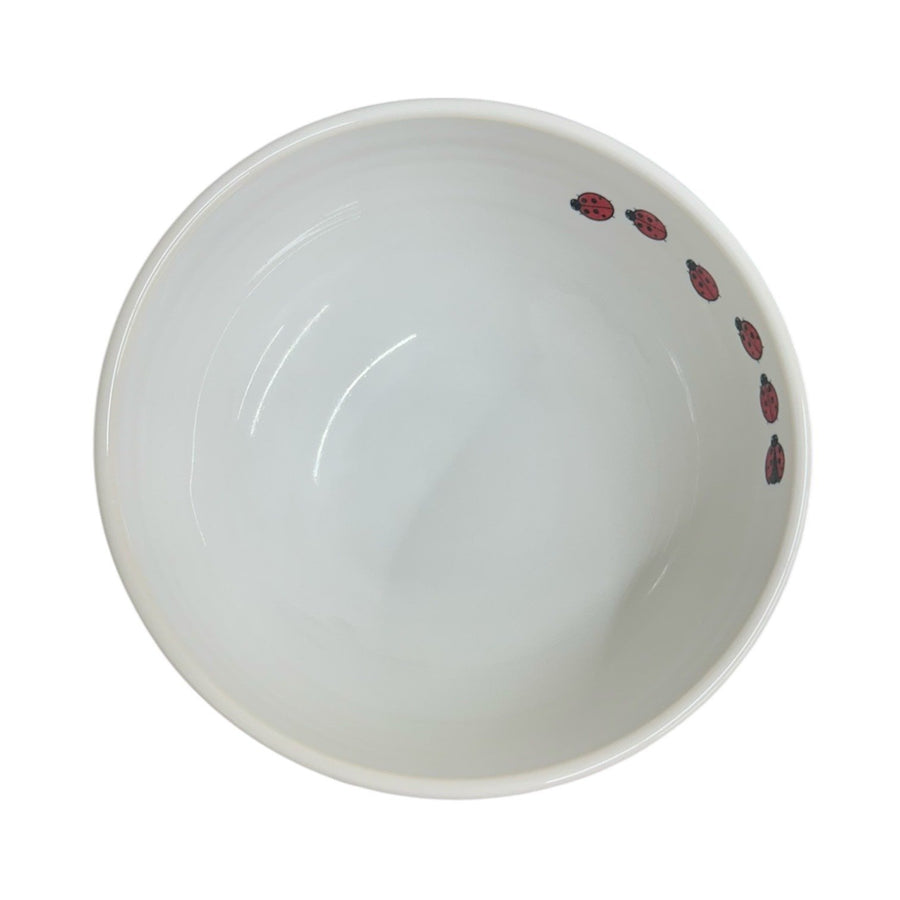 Fiesta - White Footed Ladybug Medium Rice Bowl Homer Laughlin HLC Ceramic Dillards Exclusive