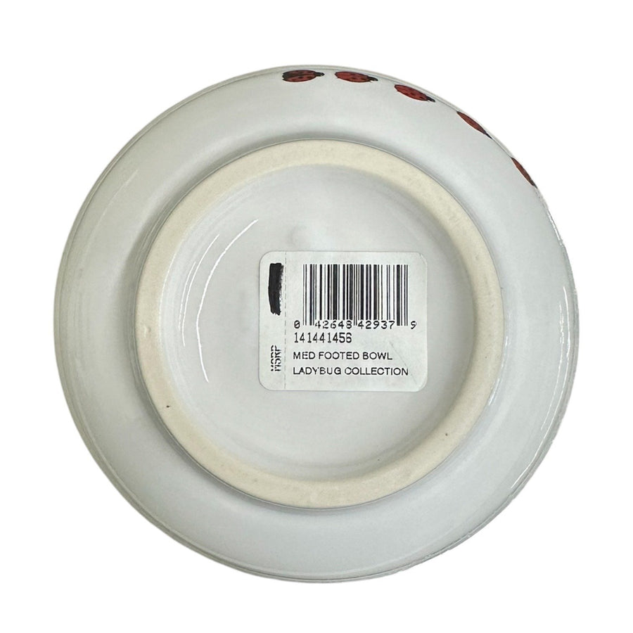 Fiesta - White Footed Ladybug Medium Rice Bowl Homer Laughlin HLC Ceramic Dillards Exclusive