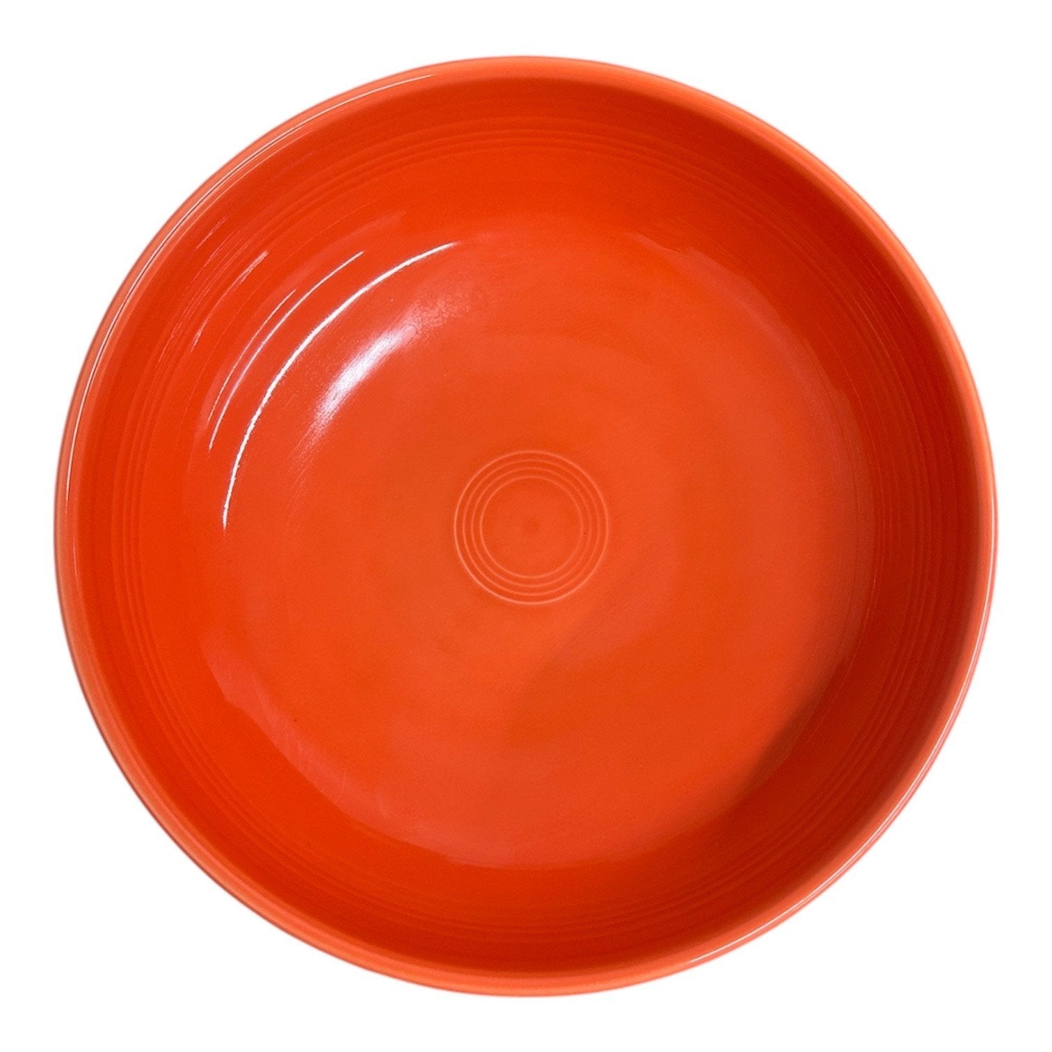 Fiesta - Poppy Orange XL Bistro Coupe Bowl Homer Laughlin HLC Ceramic Extra Large Bowl