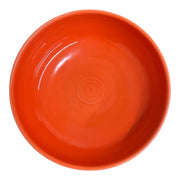 Fiesta - Poppy Orange XL Bistro Coupe Bowl Homer Laughlin HLC Ceramic Extra Large Bowl