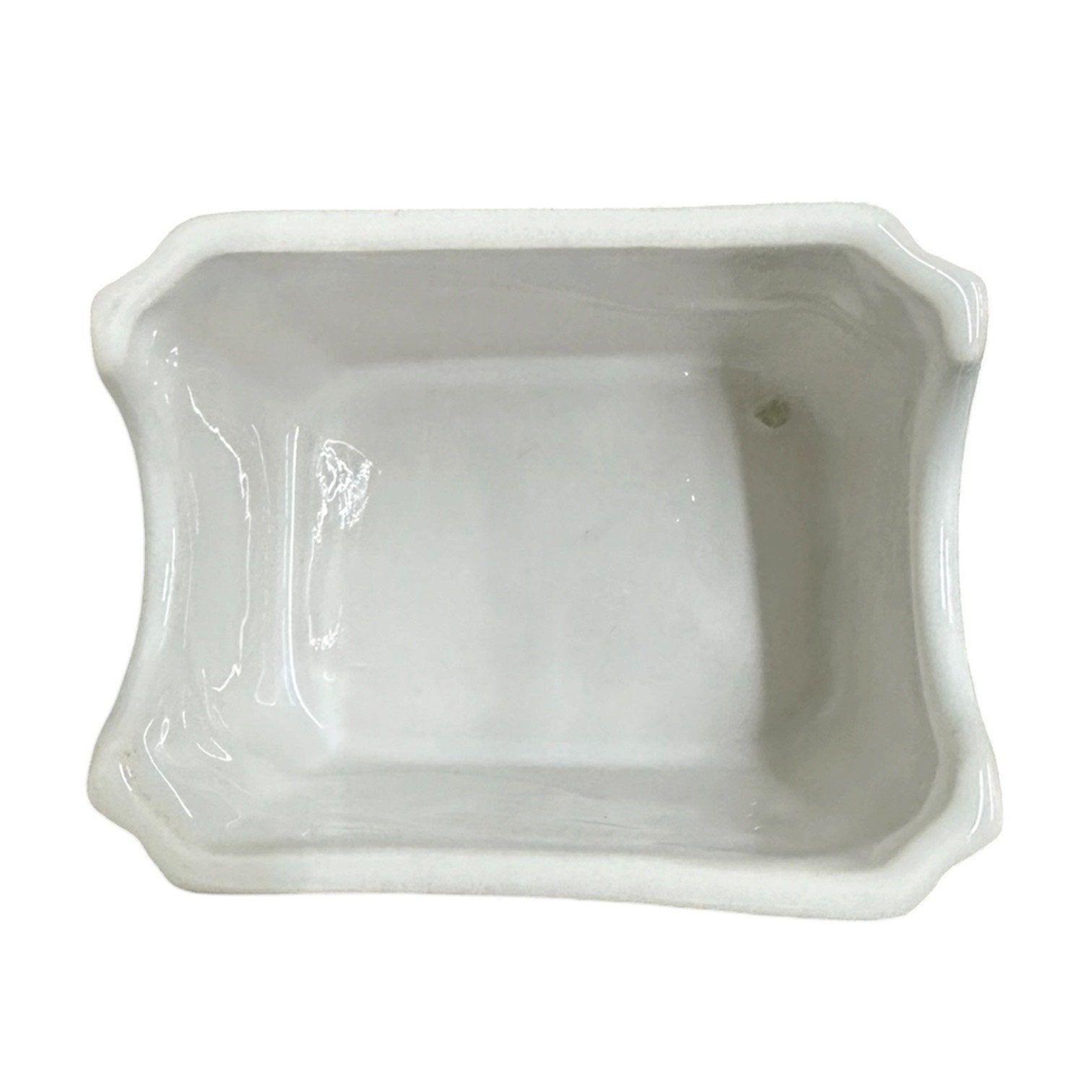 Fiesta - White Sugar Packet Caddy Homer Laughlin HLC Ceramic Packet Holder