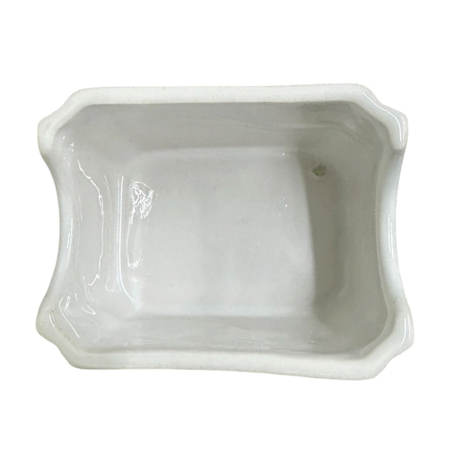 Fiesta - White Sugar Packet Caddy Homer Laughlin HLC Ceramic Packet Holder