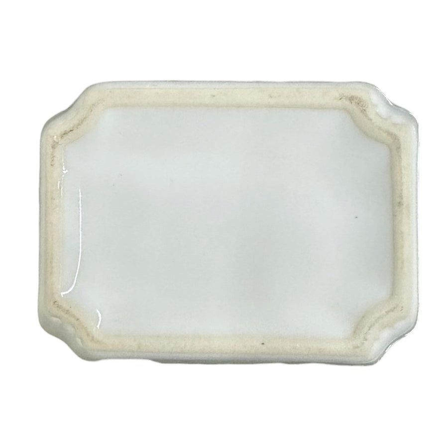 Fiesta - White Sugar Packet Caddy Homer Laughlin HLC Ceramic Packet Holder
