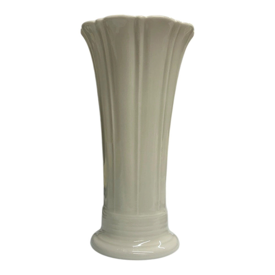 Fiesta - Linen Off-White Medium Flower Vase Homer Laughlin HLC New Ceramic Vase