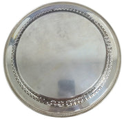 WM Rogers Silver Round Platter 12" Vintage Collectible Serveware Dinnerware