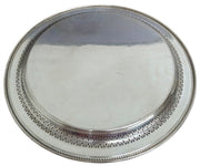 WM Rogers Silverplate Round Platter 15" Vintage Collectible Serveware