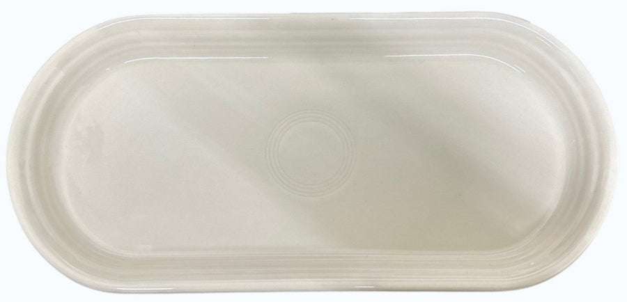 Fiesta - Linen White Small Oblong Bread Tray Homer Laughlin HLC Ceramic Platter