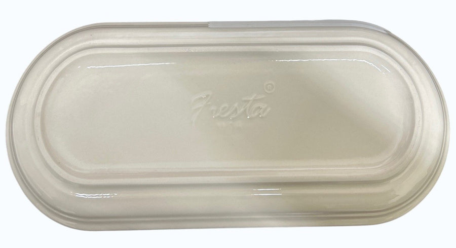 Fiesta - Linen White Small Oblong Bread Tray Homer Laughlin HLC Ceramic Platter