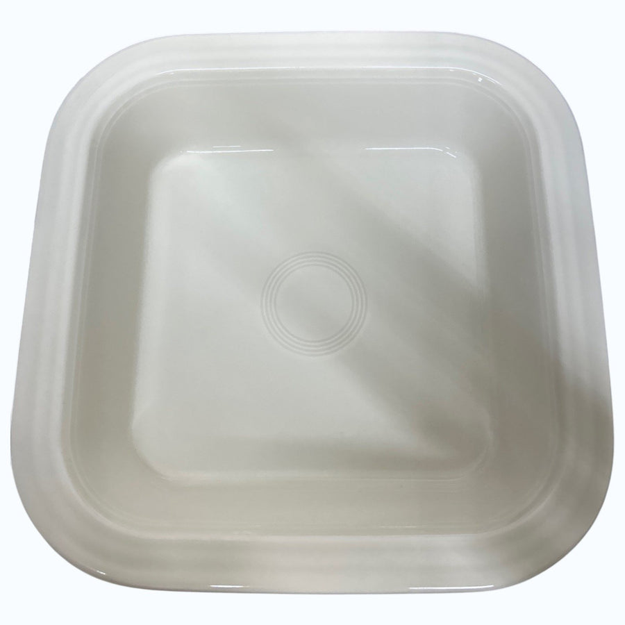 Fiesta - Linen White Square Casserole Baker Homer Laughlin HLC Ceramic Baking Dish