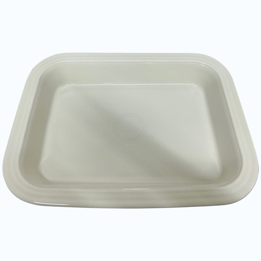 Fiesta - Linen White Rectangular Baker Homer Laughlin Ceramic Casserole Dish HLC