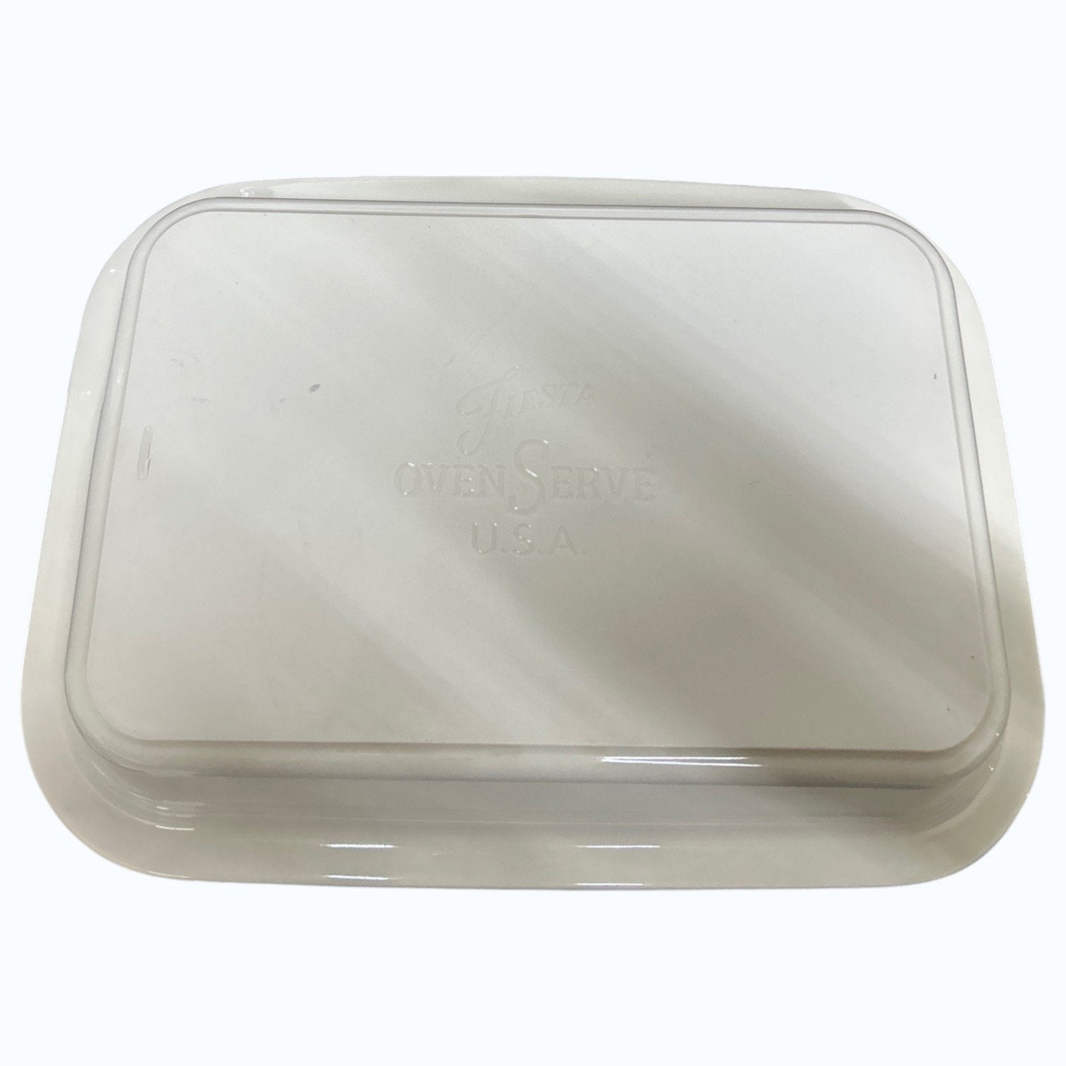 Fiesta - Linen White Rectangular Baker Homer Laughlin Ceramic Casserole Dish HLC