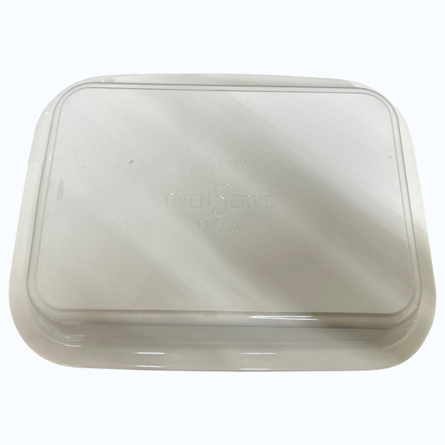 Fiesta - Linen White Rectangular Baker Homer Laughlin Ceramic Casserole Dish HLC