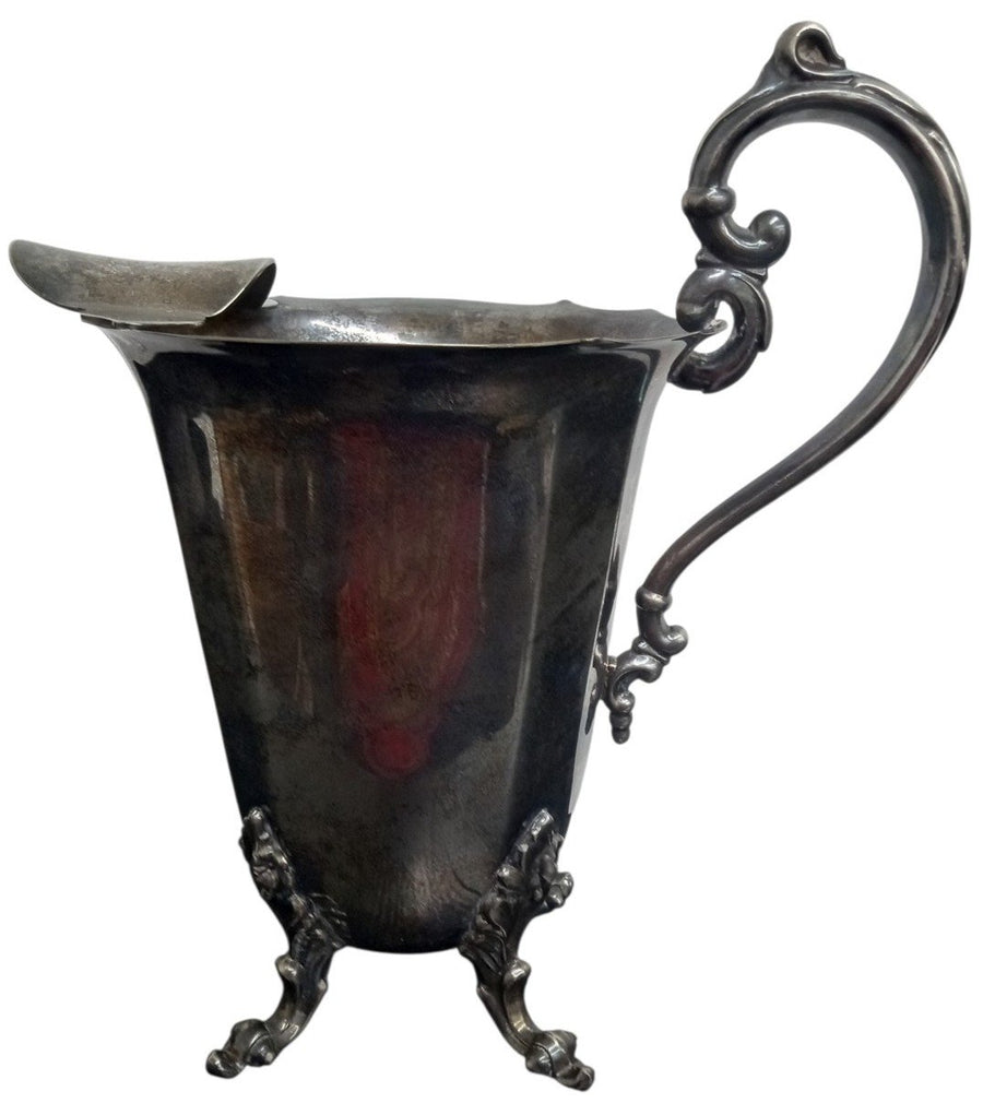 Acanthus Leaf Pitcher Silverplate Vintage Collectible Nostalgic Serveware