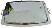 Kromex Rectangular Serving Tray W/Handles Vintage Collectible Serveware