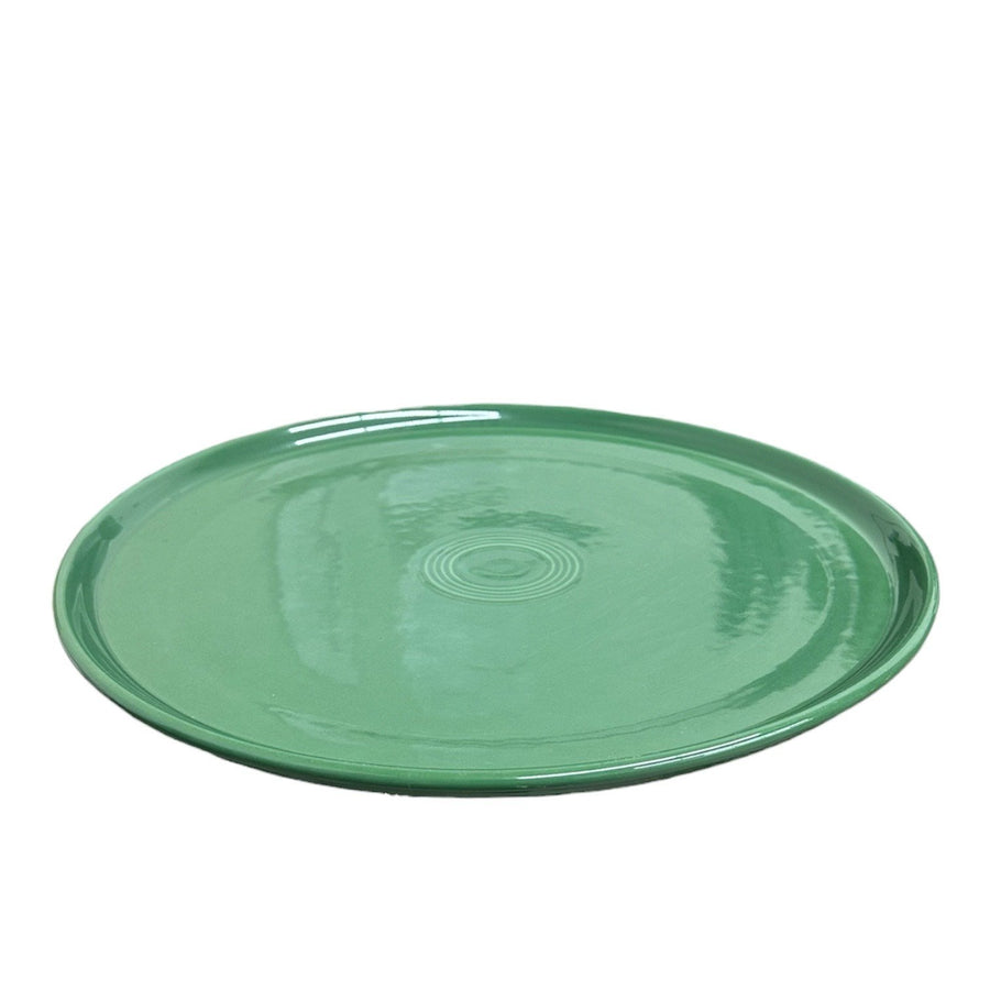 Fiesta - Jade Green 12" Small Pizza Tray Homer Laughlin HLC Ceramic Baking Sheet