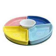 Fiesta - Entertaining Set 12" Pizza Omni Tray Bouillon Bowl Homer Laughlin HLC Ceramic