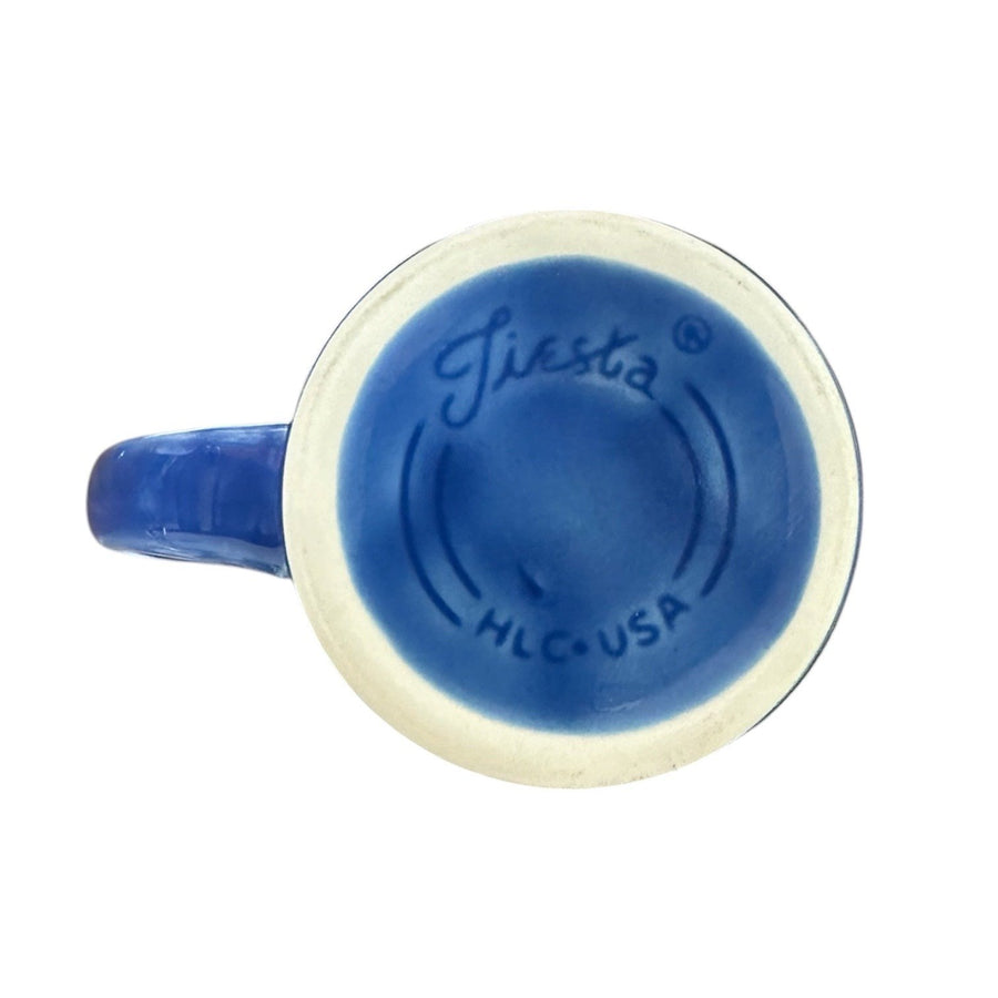 Fiesta - Lapis Blue Bistro Latte Mug Homer Laughlin HLC Ceramic Mug